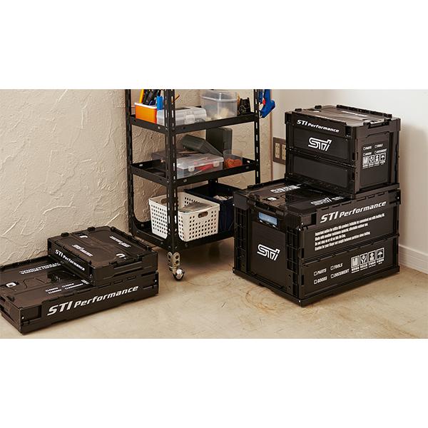 Genuine Subaru Folding Container 20L - Black - Vega Autosports