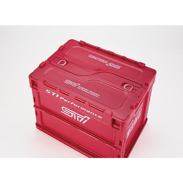 Genuine Subaru Folding Container 20L CHERRY RED ver. - Vega Autosports