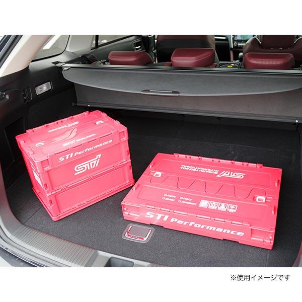 Genuine Subaru Folding Container 20L CHERRY RED ver. - Vega Autosports