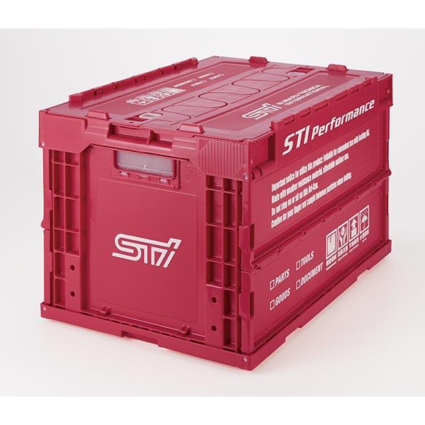 Genuine Subaru Folding Container 50L CHERRY RED ver. - Vega Autosports