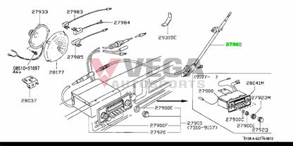 A Pillar Aerial To Suit Datsun B110 1200 B120 620 Ute 720 28205-G1660 Electrical