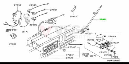 A Pillar Aerial To Suit Datsun B110 1200 B120 620 Ute 720 28205-G1660 Electrical