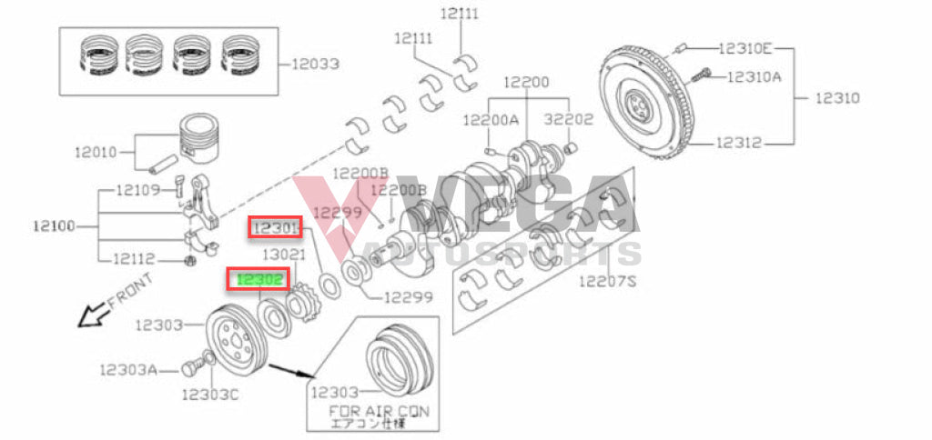 A-Series Crank Sprocket Guide Plate Set (2-Piece) To Suit Datsun Engine 12302-18000 / 12301-30000