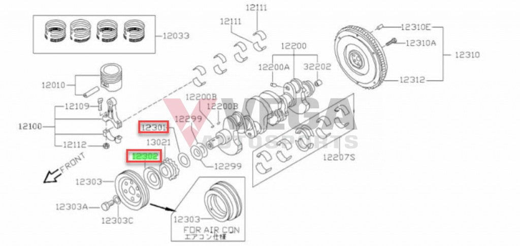 A-Series Crank Sprocket Guide Plate Set (2-Piece) To Suit Datsun Engine 12302-18000 / 12301-30000