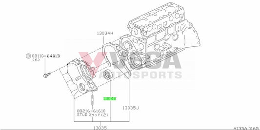 A-Series Crankshaft Front Oil Seal To Suit Datsun 1200 B10 B110 B310 A12 A15 13510-H1000 Engine