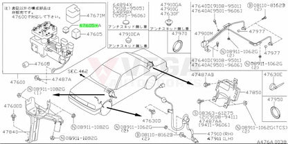 Abs Relay To Suit Nissan Fairlady Z32 47605-17V10 Electrical