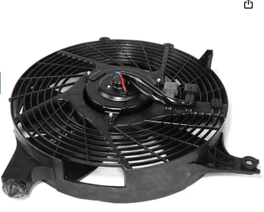 AC Condenser Fan Assembly to suit Mitsubishi Lancer Evolution 7 8 9 CT9A 7812A141 - Vega Autosports