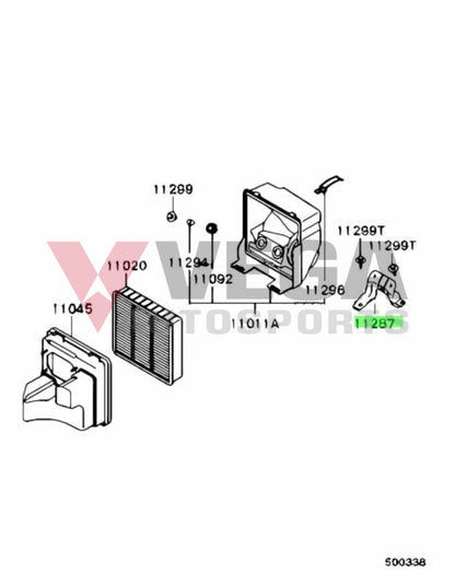 Air Cleaner Bracket to suit Mitsubishi Lancer Evolution 4 / 5 / 6 / 6.5 CN9A CP9A MR188640 - Vega Autosports