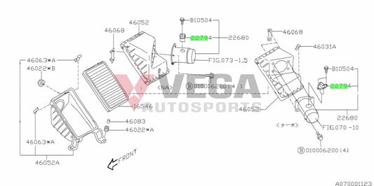 Air Flow Meter Maf Sensor To Suit Subaru Impreza 1997-2000 Gc8 Gf8 Gm8 22794Aa010 Electrical