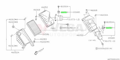 Air Flow Meter Maf Sensor To Suit Subaru Impreza 1997-2000 Gc8 Gf8 Gm8 22794Aa010 Electrical