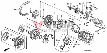 Alternator Belt (Oem) To Suit Honda Nsx Na1 Na2 1991-2005 38920-Pr7-A05 Engine