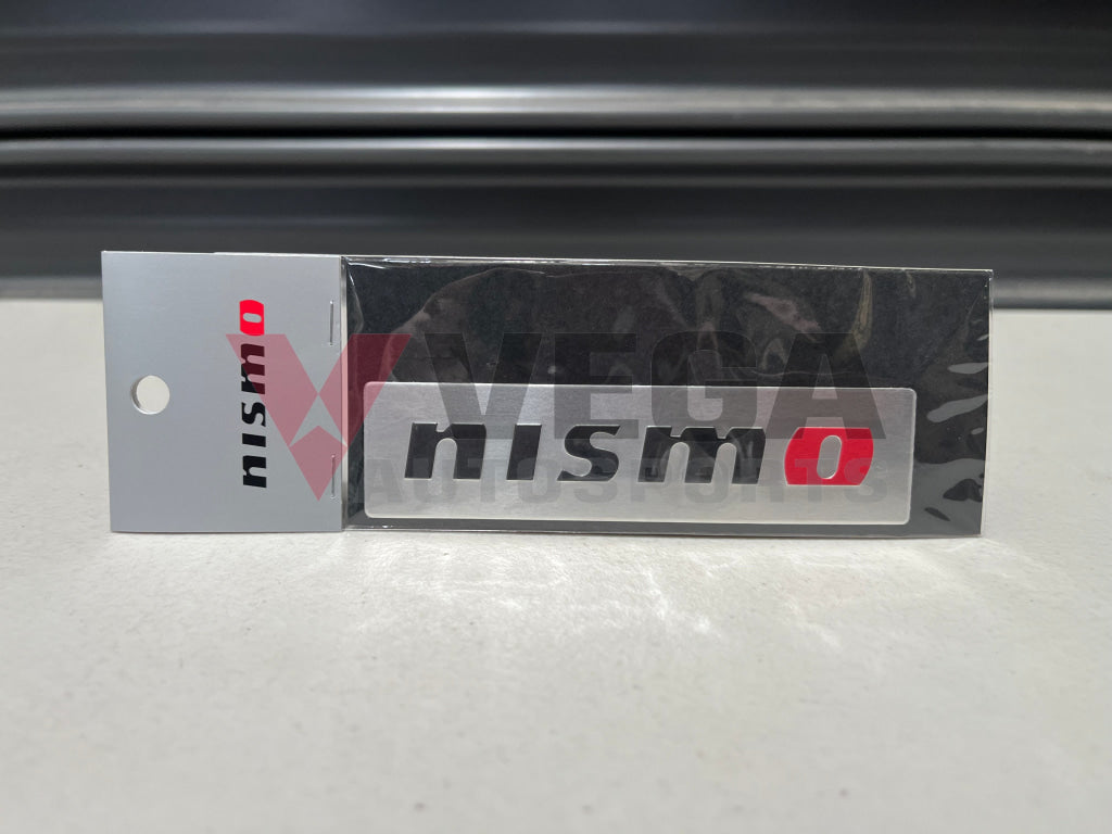 Aluminium Plate ’Nismo’ Sticker Emblem (Current Logo) Genuine Nissan Merchandise