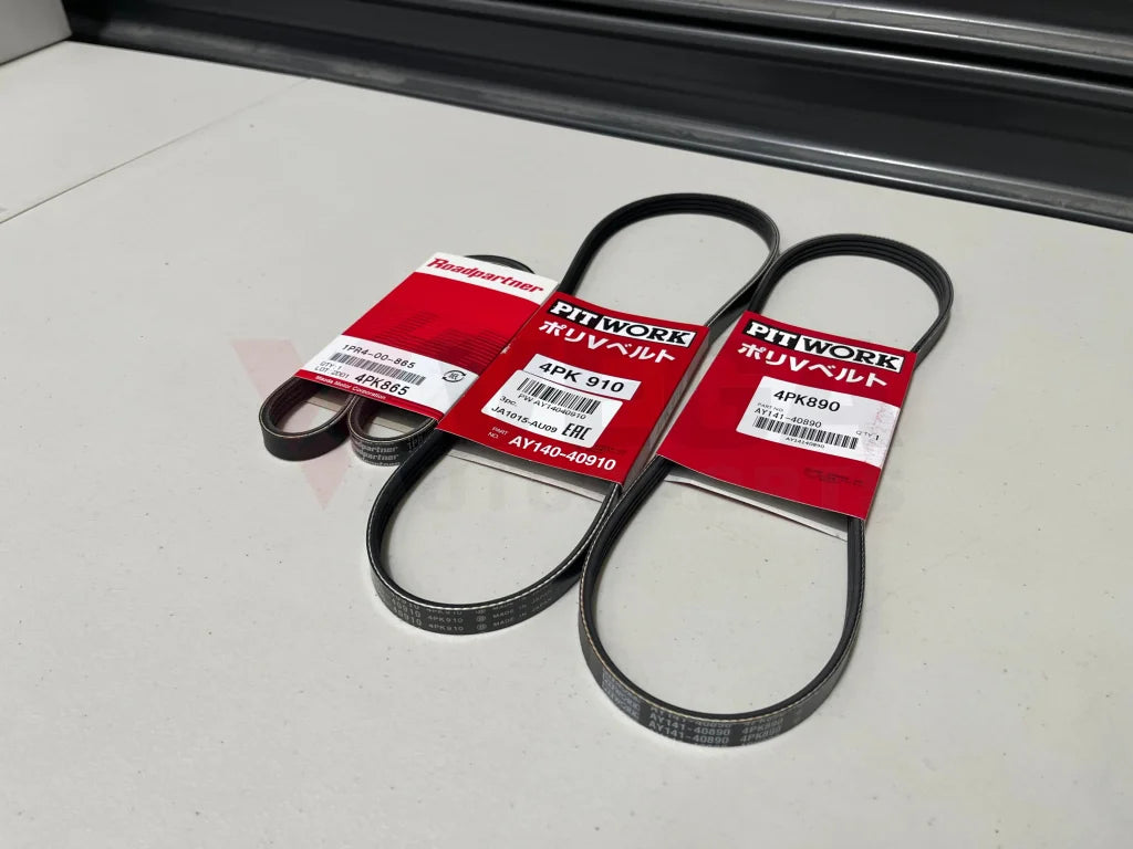 Ancillary Belt Set (3-Piece) To Suit Nissan Skyline R34 Gt-T - Rb25Det Neo Engine