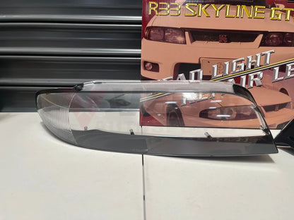 BEHRMAN WISE SQUARE Headlight Repair Lens Kit for SKYLINE R33 GTR BCNR33 Late Model - Vega Autosports