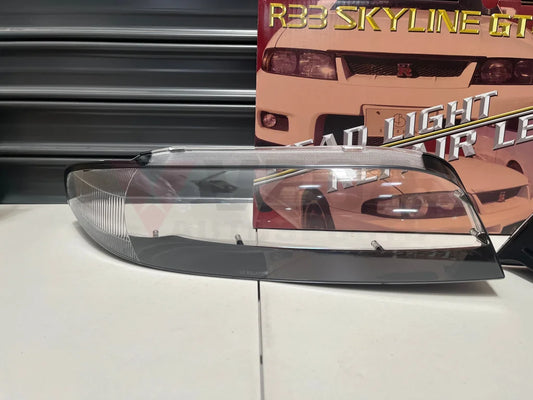 BEHRMAN WISE SQUARE Headlight Repair Lens Kit for SKYLINE R33 GTR BCNR33 Late Model - Vega Autosports