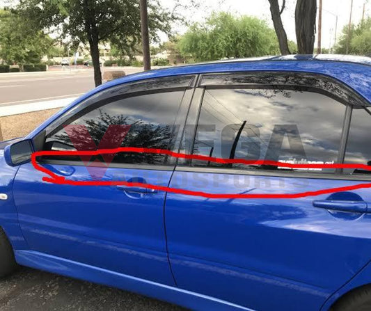 Belt / Waist Mould Set (4-Piece) to suit Mitsubishi Lancer Evolution 7 / 8 / 9 CT9A - Vega Autosports