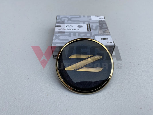 Black & Gold Front Z Emblem to suit Nissan 90-96 300ZX Fairlady Z Z32 - Vega Autosports