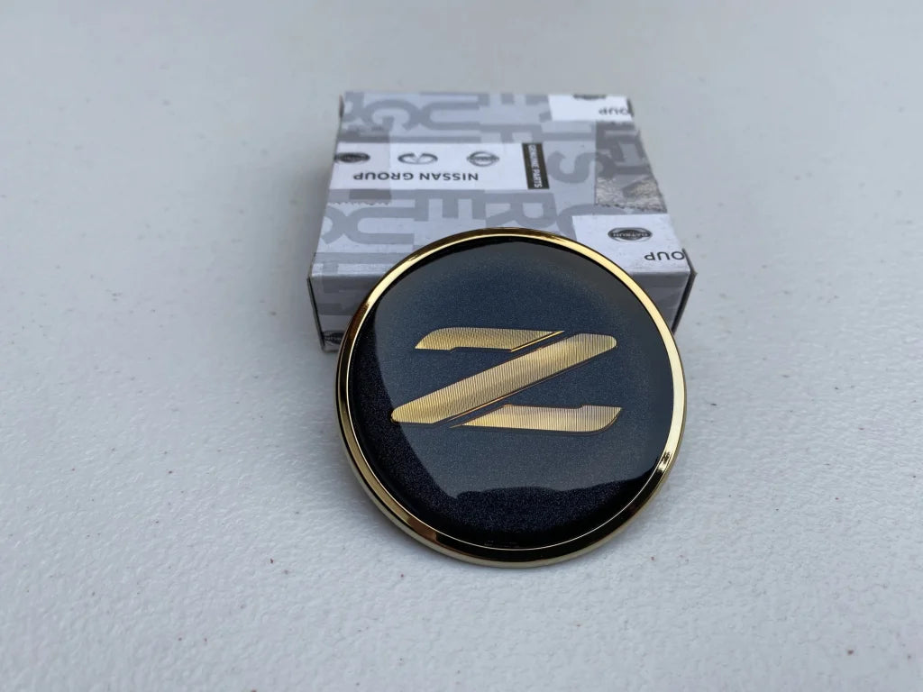 Black & Gold Front Z Emblem to suit Nissan 90-96 300ZX Fairlady Z Z32 - Vega Autosports