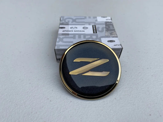 Black & Gold Front Z Emblem to suit Nissan 90-96 300ZX Fairlady Z Z32 - Vega Autosports
