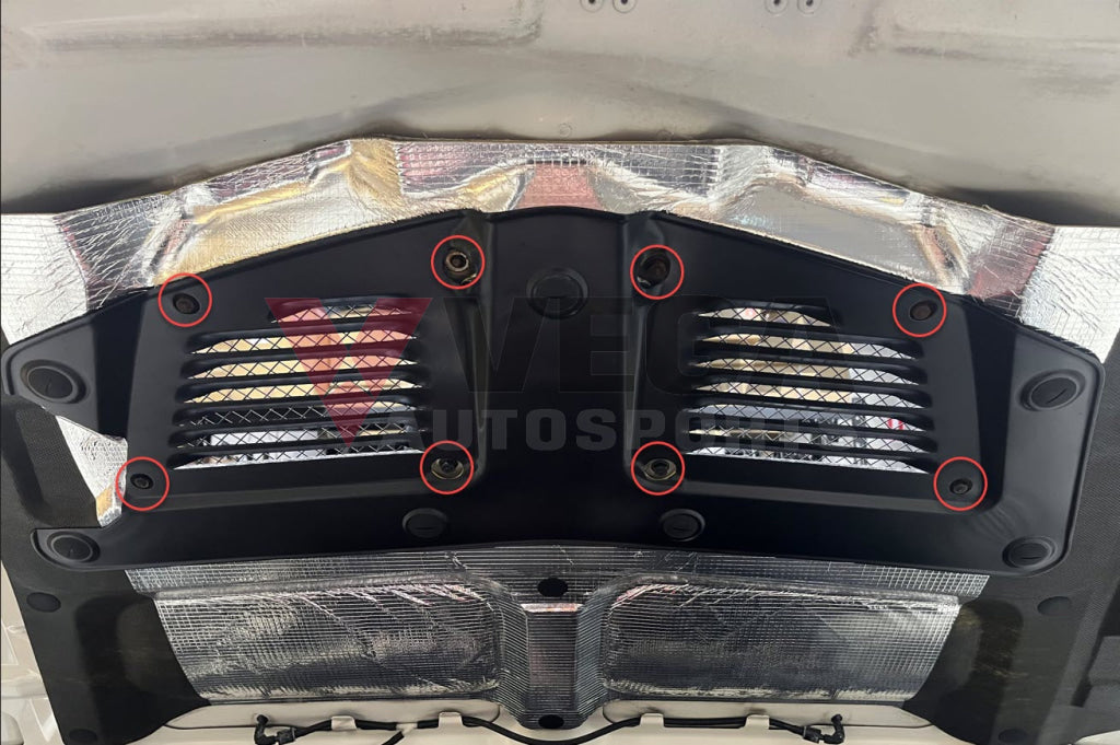 Bonnet Vent and NACA Duct Nut and Cap Set (13 piece) to suit Mitsubishi Lancer Evolution 5 / 6 / 6.5 CP9A - Vega Autosports