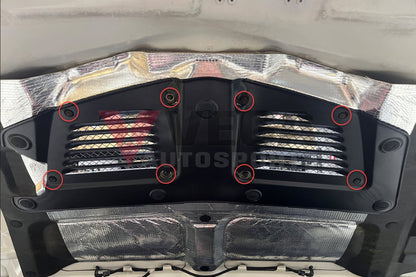 Bonnet Vent and NACA Duct Nut and Cap Set (13 piece) to suit Mitsubishi Lancer Evolution 5 / 6 / 6.5 CP9A - Vega Autosports