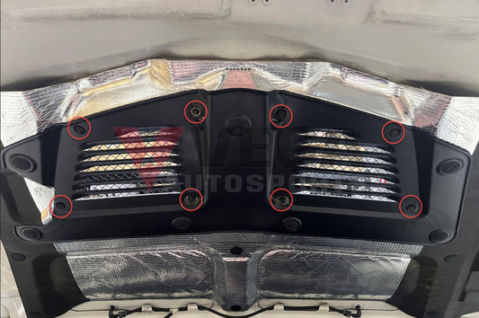 Bonnet Vent and NACA Duct Nut and Cap Set (13 piece) to suit Mitsubishi Lancer Evolution 5 / 6 / 6.5 CP9A - Vega Autosports