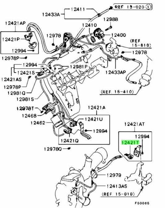 Boost Control Solenoid Assembly To Suit Mitsubishi Lancer Evolution 8 / 9 10 Mn143213 Electrical