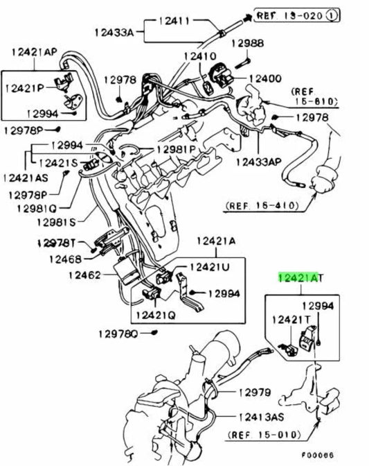 Boost Control Solenoid Assembly To Suit Mitsubishi Lancer Evolution 9 8657A001 Electrical