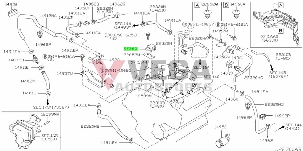 Boost Pressure Sensor (Evap Control System) To Suit Nissan Skyline R34 Rb25 Neo X-Trail Pnt30