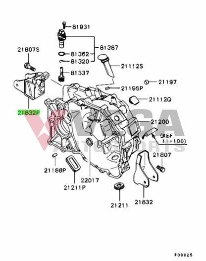 Bracket T/M 5 Speed (Rear) To Suit Mitsubishi Lancer Evolution 7-9 Mr553794 Gearbox And Transmission