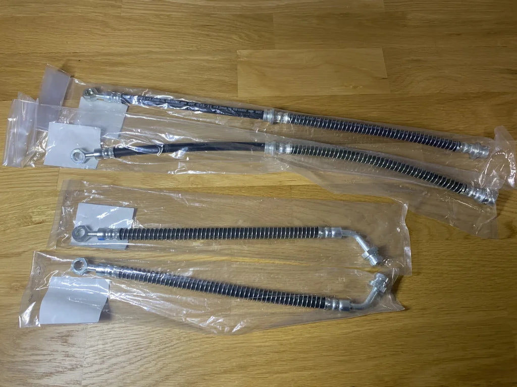 Brake Caliper Hose Set Front & Rear To Suit Mitsubishi Lancer Evolution 4 / 5 6 6.5 Cn9A Cp9A Brakes