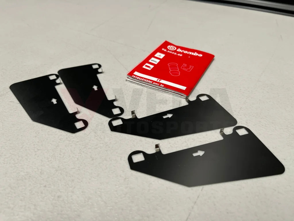 Brembo Front Brake Pad Shim Set To Suit Mitsubishi Lancer Evolution 5 - 9 Cp9A Ct9A Brakes