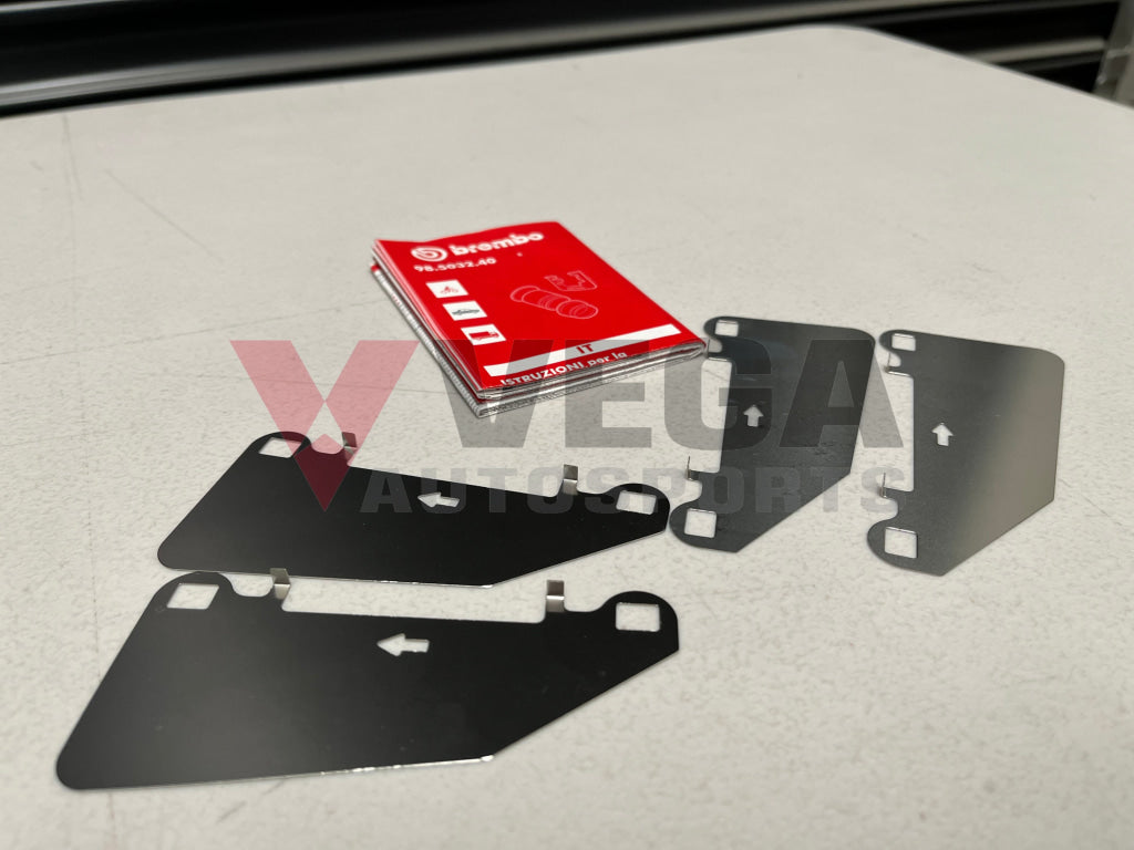 Brembo Front Brake Pad Shim Set To Suit Mitsubishi Lancer Evolution 5 - 9 Cp9A Ct9A Brakes