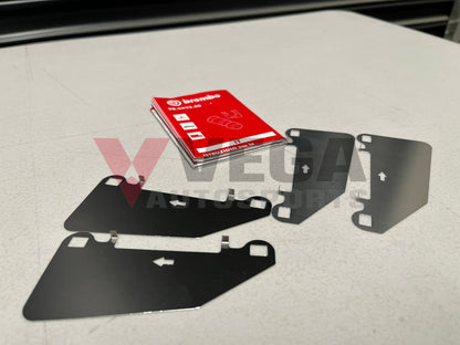 Brembo Front Brake Pad Shim Set To Suit Mitsubishi Lancer Evolution 5 - 9 Cp9A Ct9A Brakes