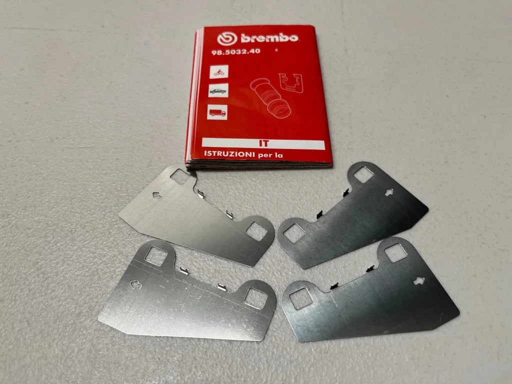 Brembo Rear Brake Pad Shim Set To Suit Mitsubishi Lancer Evolution 5 - 9 Cp9A Ct9A Brakes