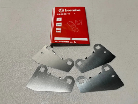 Brembo Rear Brake Pad Shim Set To Suit Mitsubishi Lancer Evolution 5 - 9 Cp9A Ct9A Brakes