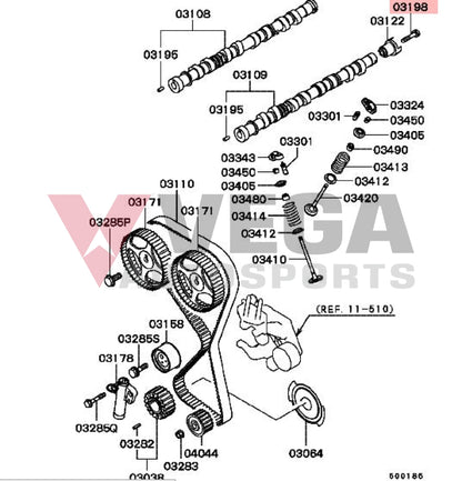 Camshaft Bolt 12X39 To Suit Mitsubishi Lancer Evolution 7 / 8 9 Md368730 Nuts Bolts Screws
