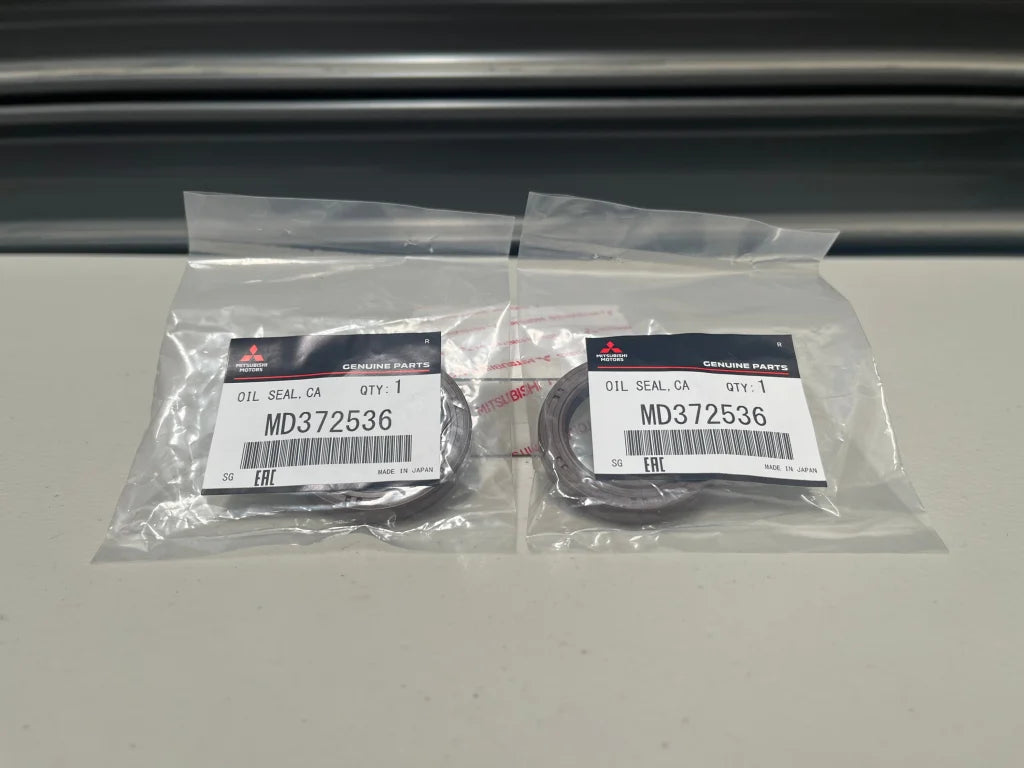 Camshaft Seal Set (2-Piece) 4G63 To Suit Mitsubishi Lancer Evolution 4 - 9 Cn9A Cp9A Ct9A Md372536