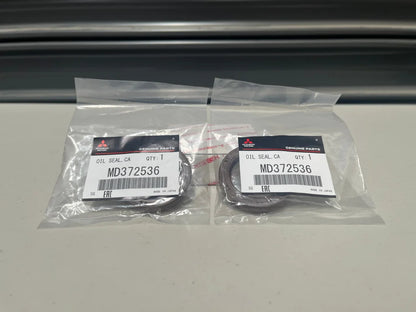 Camshaft Seal Set (2-Piece) 4G63 To Suit Mitsubishi Lancer Evolution 4 - 9 Cn9A Cp9A Ct9A Md372536