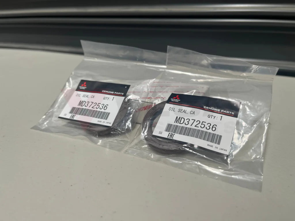 Camshaft Seal Set (2-Piece) 4G63 To Suit Mitsubishi Lancer Evolution 4 - 9 Cn9A Cp9A Ct9A Md372536