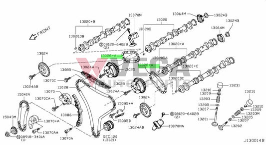 Camshaft Timing Chain To Suit Nissan 350Z 02-09 370Z 09 - Onwards R35 Gtr 13028-Jk20B Engine