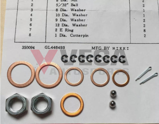 Carburetor Repair Washer Nut Kit To Suit Datsun 1200 Ute Late C120 C22 B122 16475-11M02 Engine