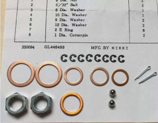 Carburetor Repair Washer Nut Kit To Suit Datsun 1200 Ute Late C120 C22 B122 16475-11M02 Engine