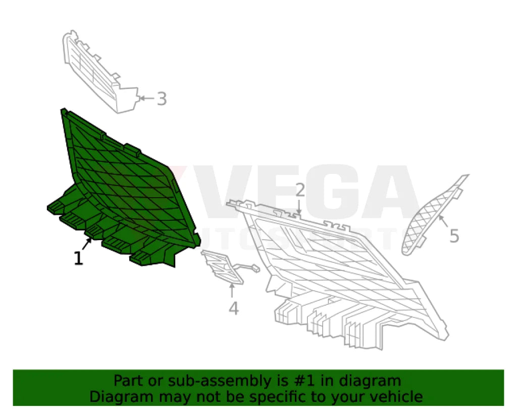 Centre Grille To Suit Toyota Supra Gr 2020-2023 53112Waa01 Exterior