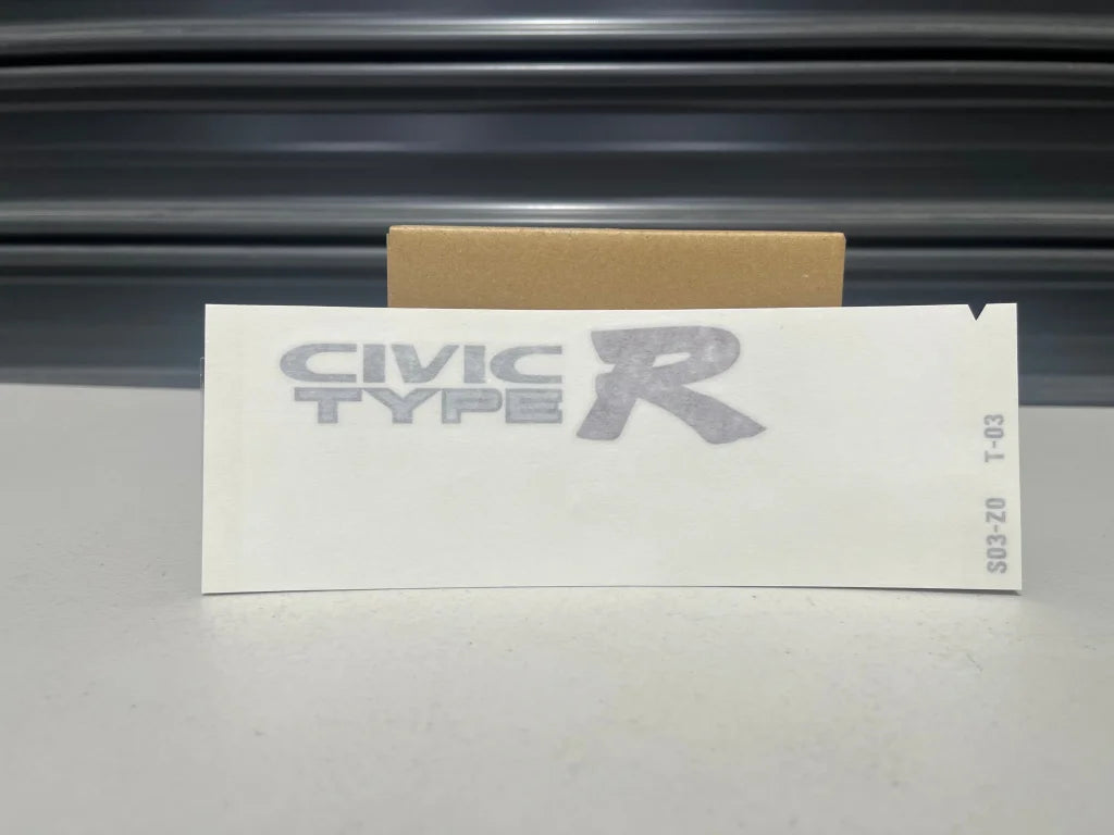 Civic Type-R Rear Decal To Suit Honda Ek9 75717-S03-Z00Za Emblems Badges And Decals