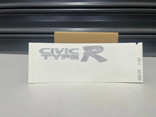 Civic Type-R Rear Decal To Suit Honda Ek9 75717-S03-Z00Za Emblems Badges And Decals