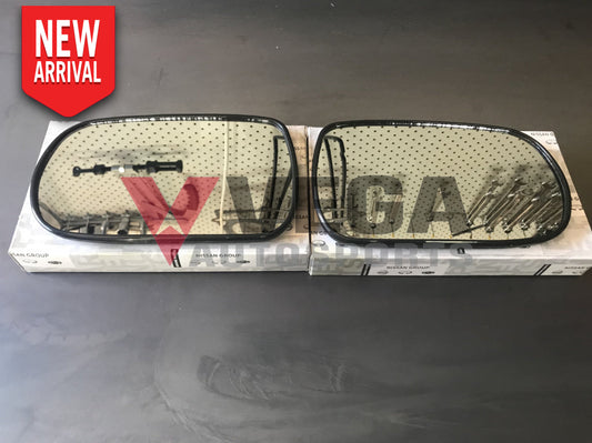 *Clearance Stock* Mirror Glass Set to suit R32 GTR / GTS-T / Z32 / 180SX and S13 Silvia 96365-35F00 / 96366-35F00