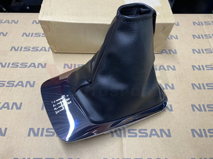 Console Shift Boot & Surround to suit Nissan Silvia S15 MT GT Chrome - Vega Autosports