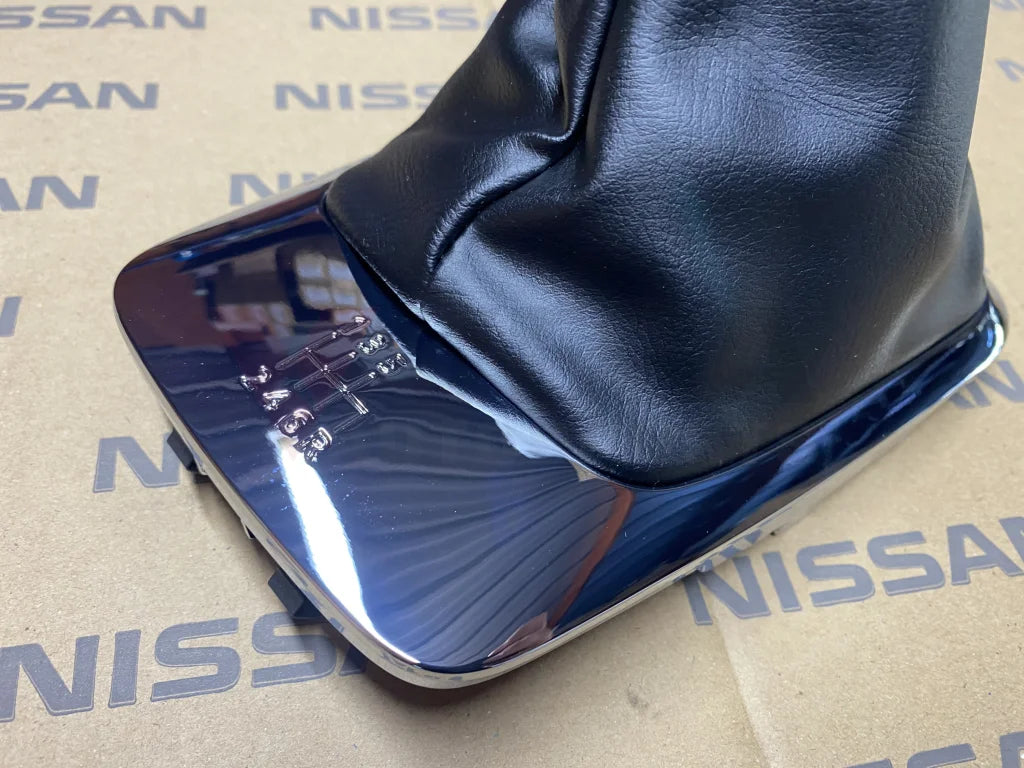Console Shift Boot & Surround to suit Nissan Silvia S15 MT GT Chrome - Vega Autosports