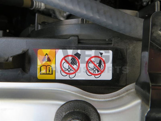 Cooling Fan Caution Label To Suit Toyota Gr Yaris Gxpa16 16793-36030 Emblems Badges And Decals